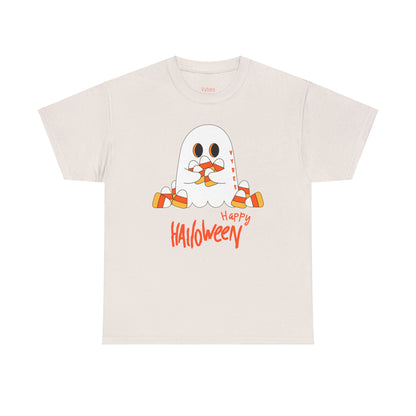 Candy Corn Ghost Vybes Tshirt