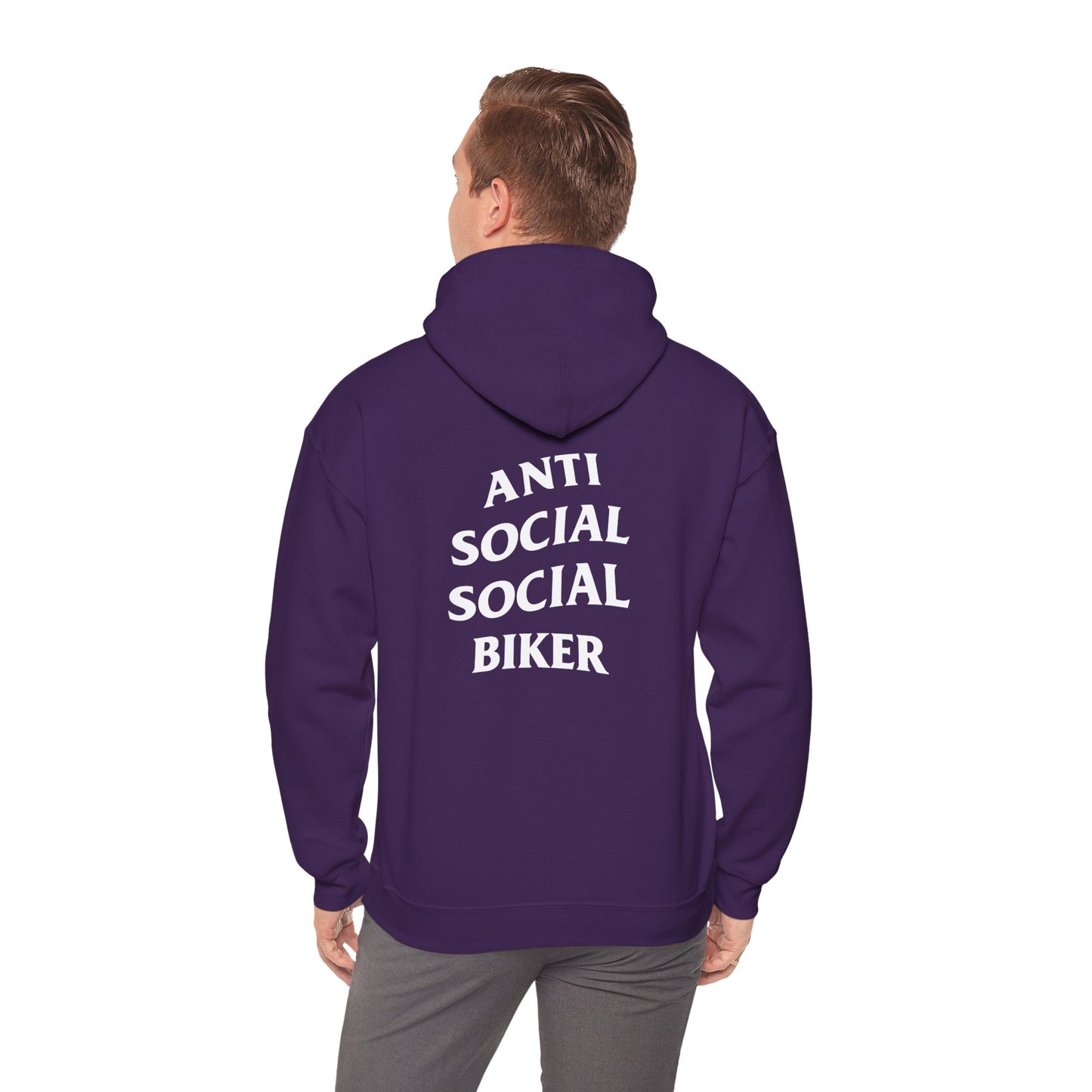 Anti Social Social Biker Hoodie