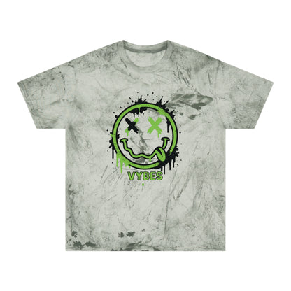 Tie-Dye Drip Smiley VYBES T-Shirt