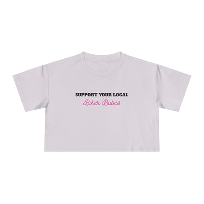 Local Biker Babes Vybes Crop Top