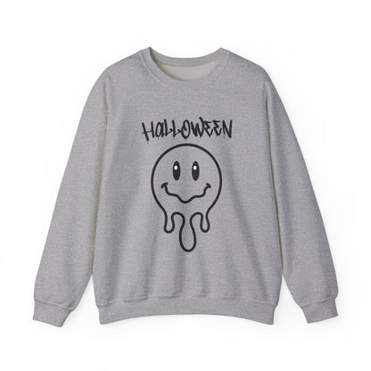 Halloween Melting Smiley Vybes Sweater