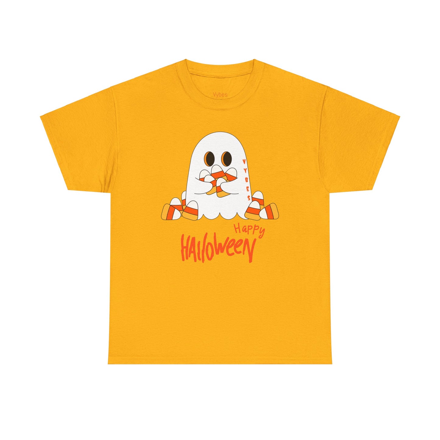 Candy Corn Ghost Vybes Tshirt