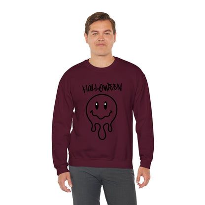 Halloween Melting Smiley Vybes Sweater