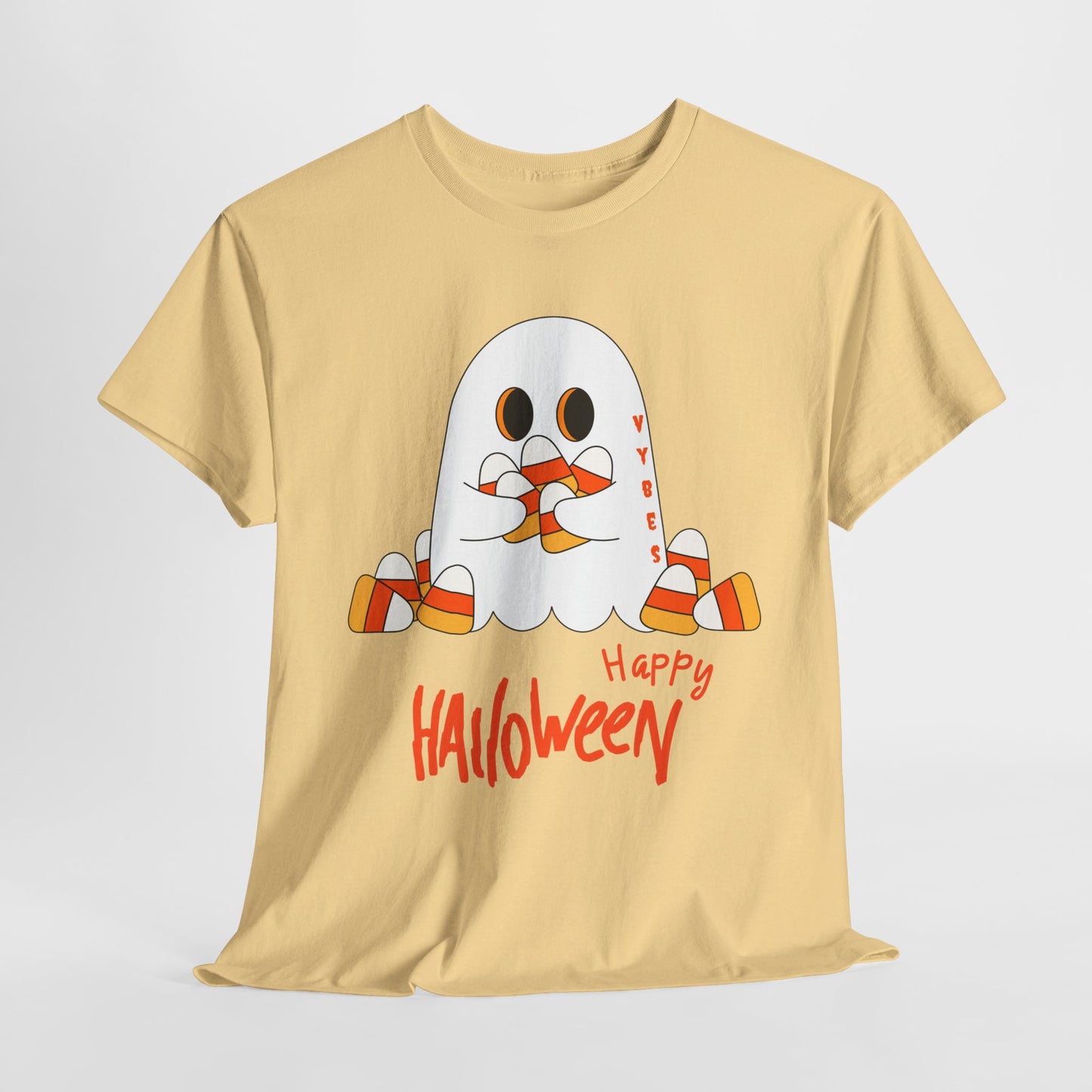 Candy Corn Ghost Vybes Tshirt