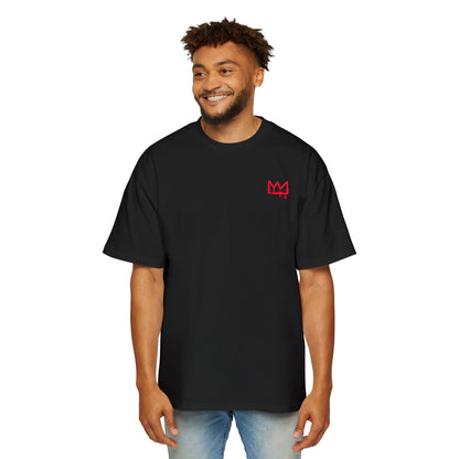 Red Drip Smiley Oversized Tee