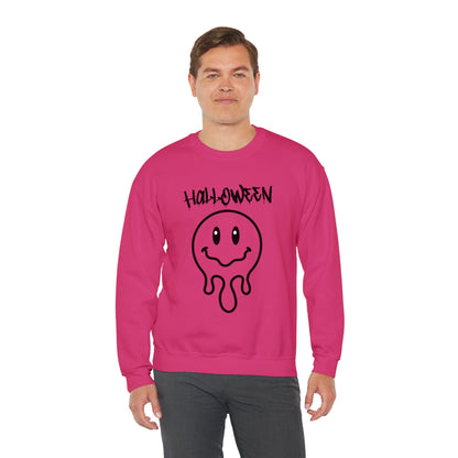 Halloween Melting Smiley Vybes Sweater
