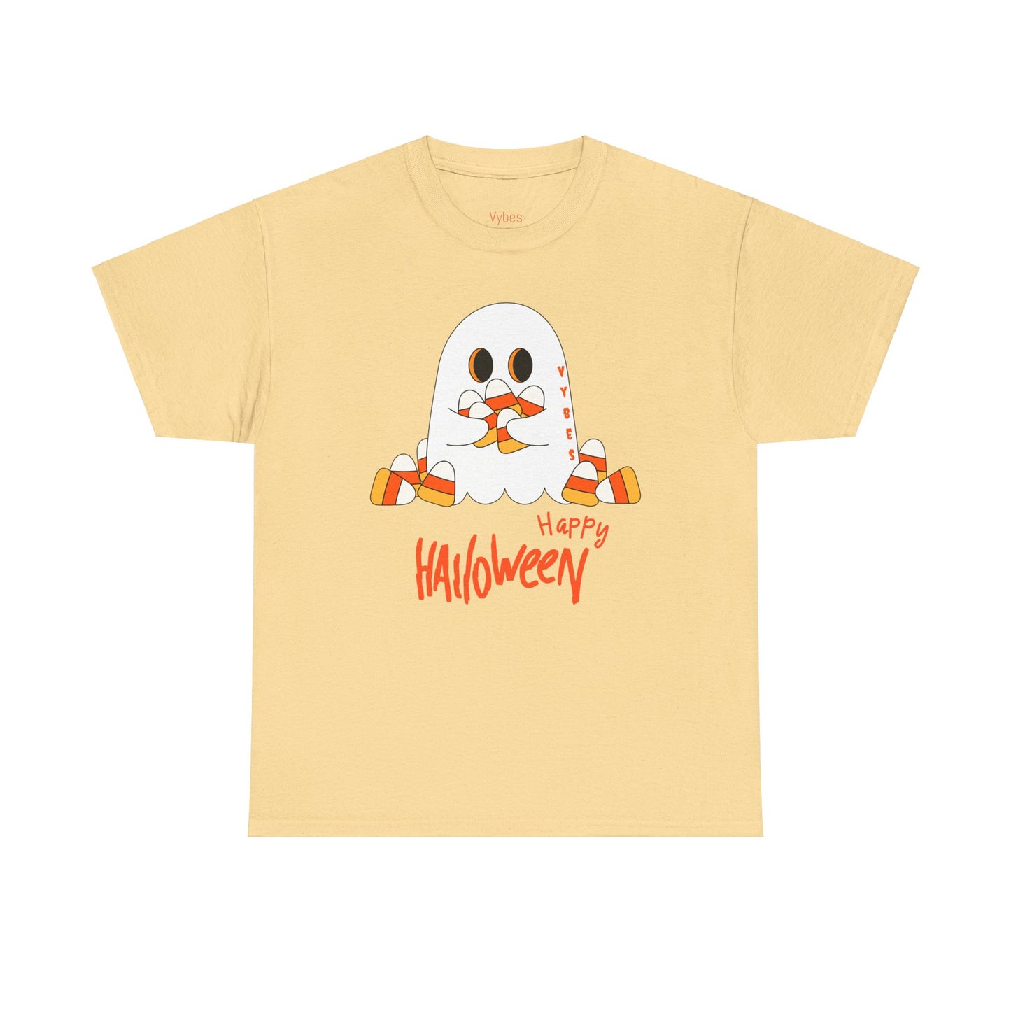 Candy Corn Ghost Vybes Tshirt