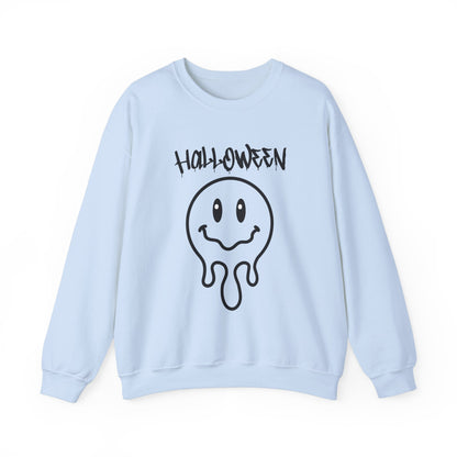 Halloween Melting Smiley Vybes Sweater