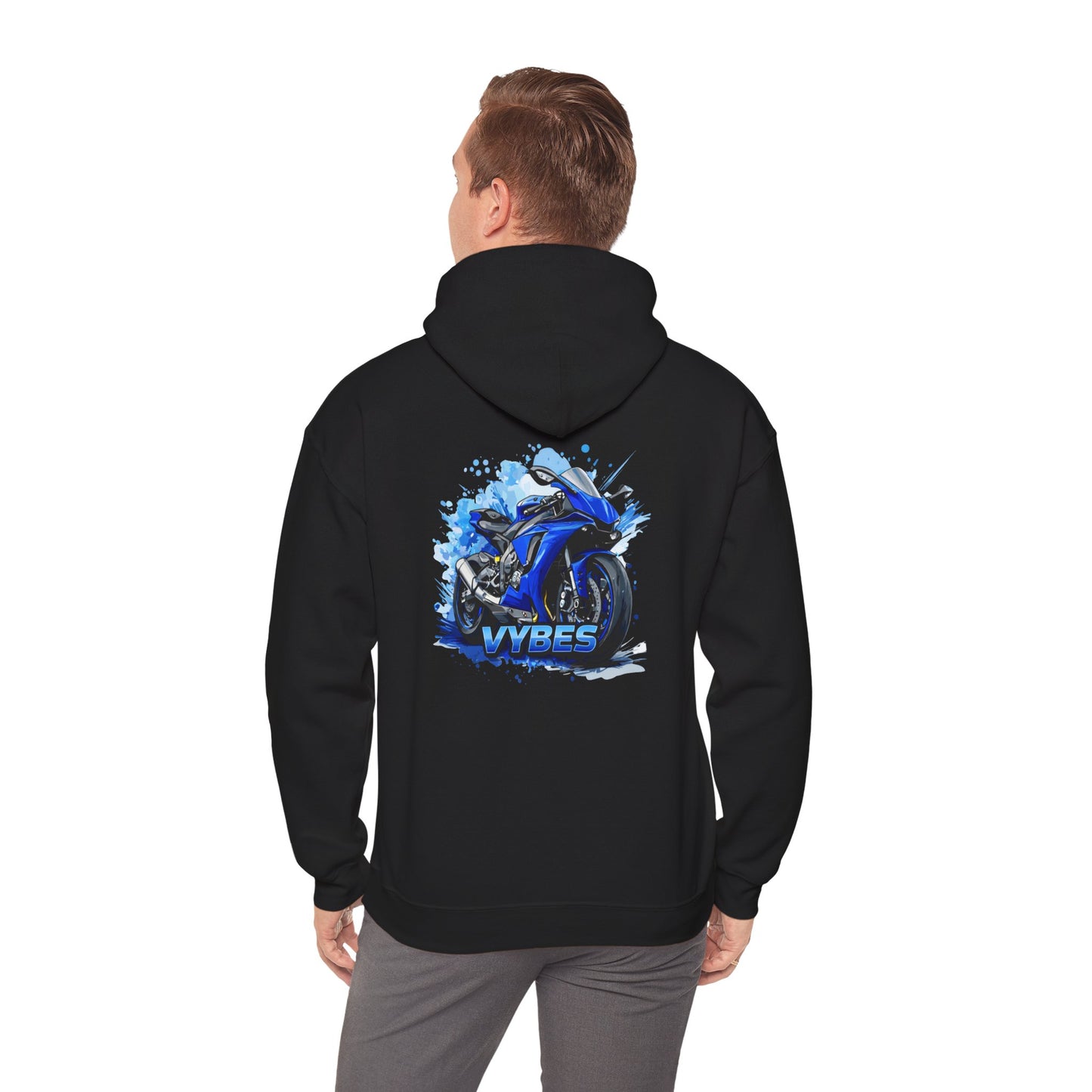 Blue Sportbike Hoodie