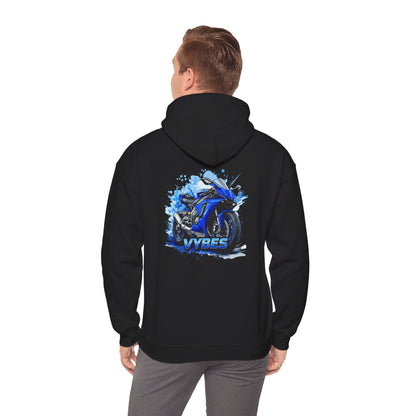 Blue Sportbike Hoodie