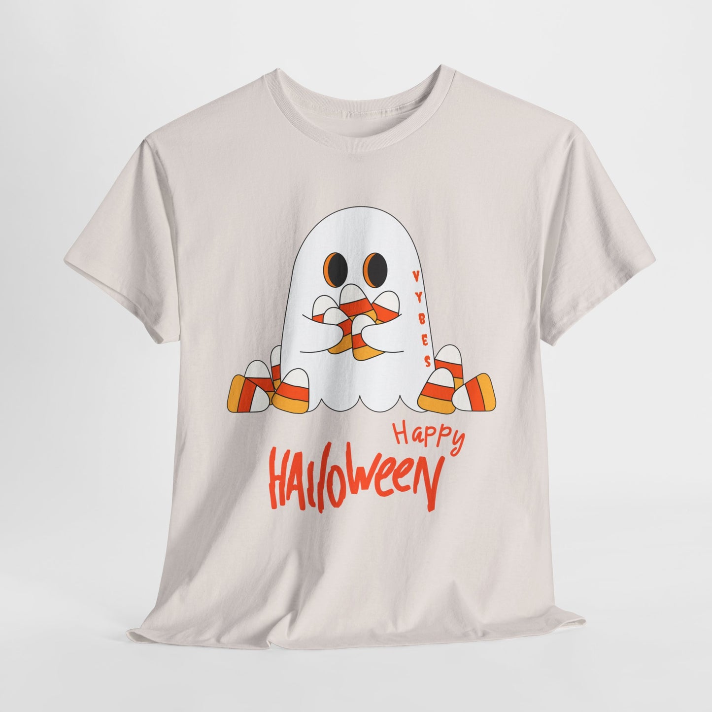 Candy Corn Ghost Vybes Tshirt