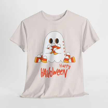 Candy Corn Ghost Vybes Tshirt