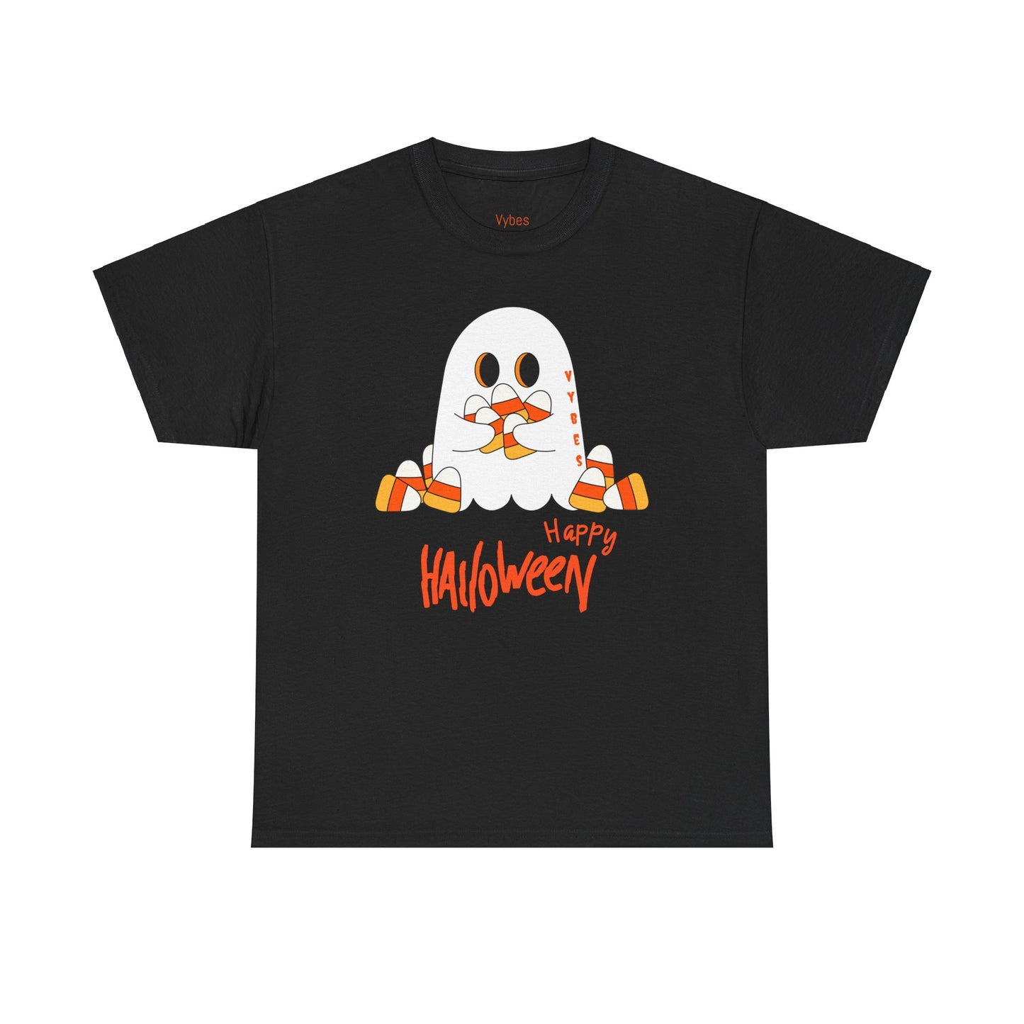 Candy Corn Ghost Vybes Tshirt
