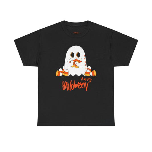 Candy Corn Ghost Vybes Tshirt