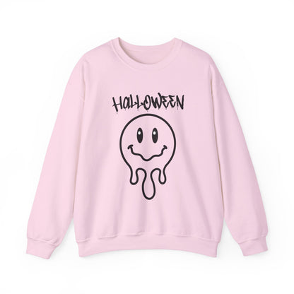 Halloween Melting Smiley Vybes Sweater