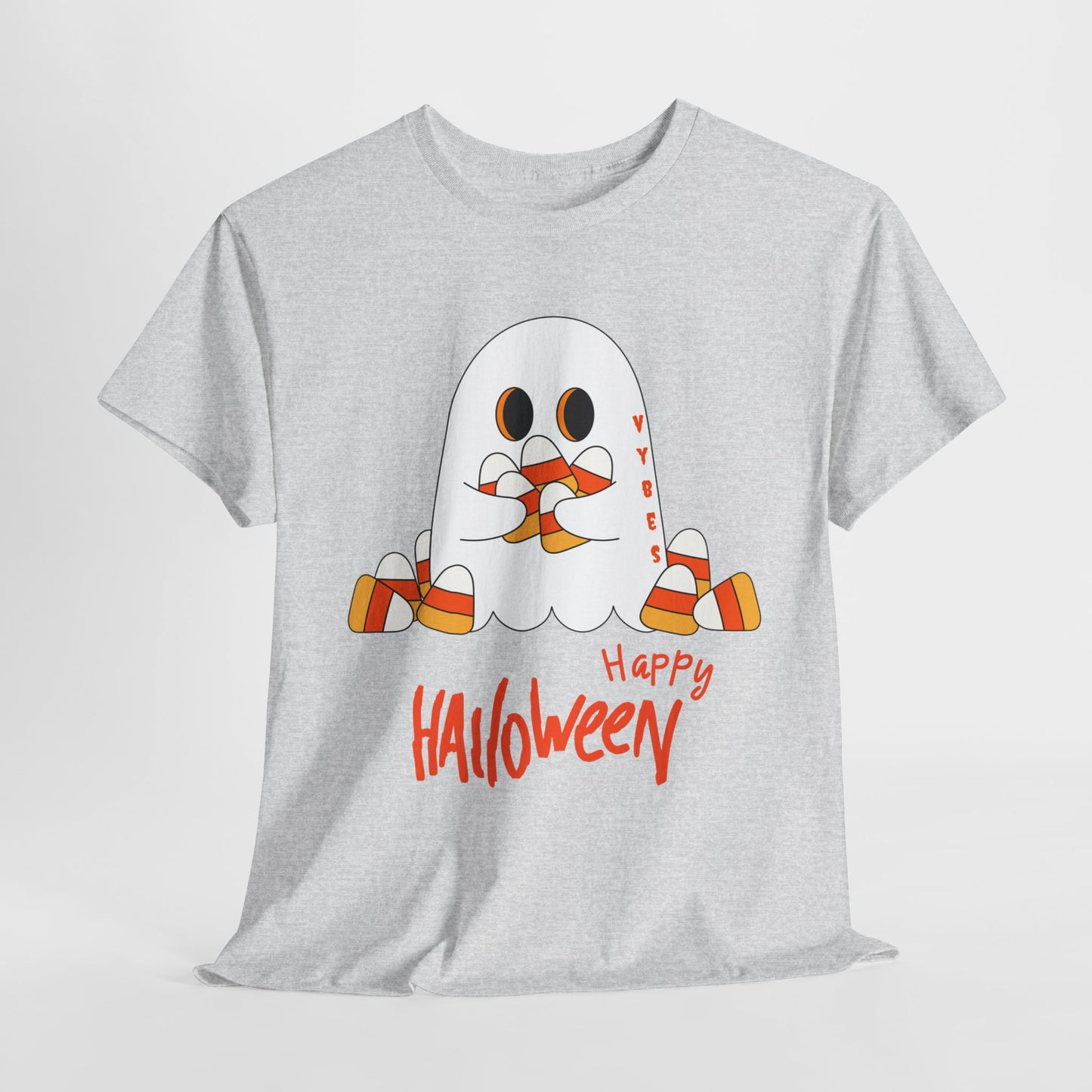 Candy Corn Ghost Vybes Tshirt