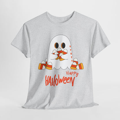 Candy Corn Ghost Vybes Tshirt