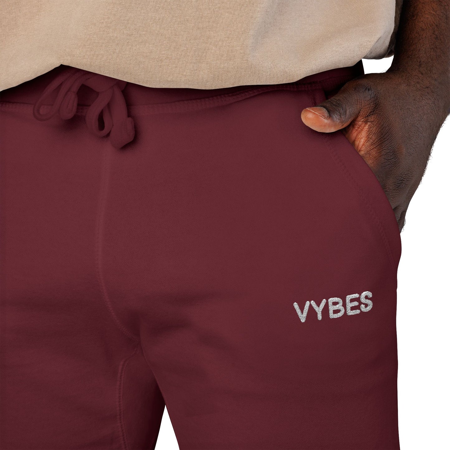 Vybes Embroidered Fleece Sweatpants