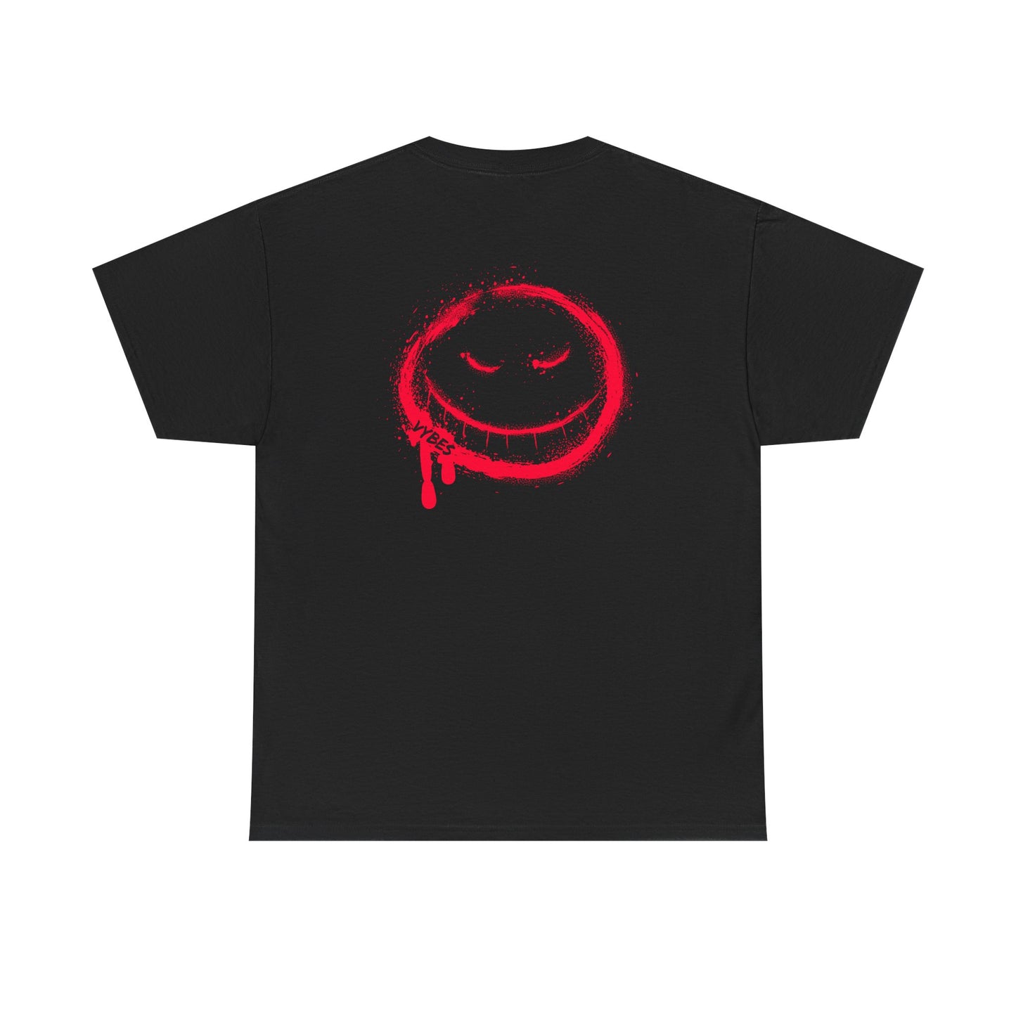 Red Drip Smiley Tee