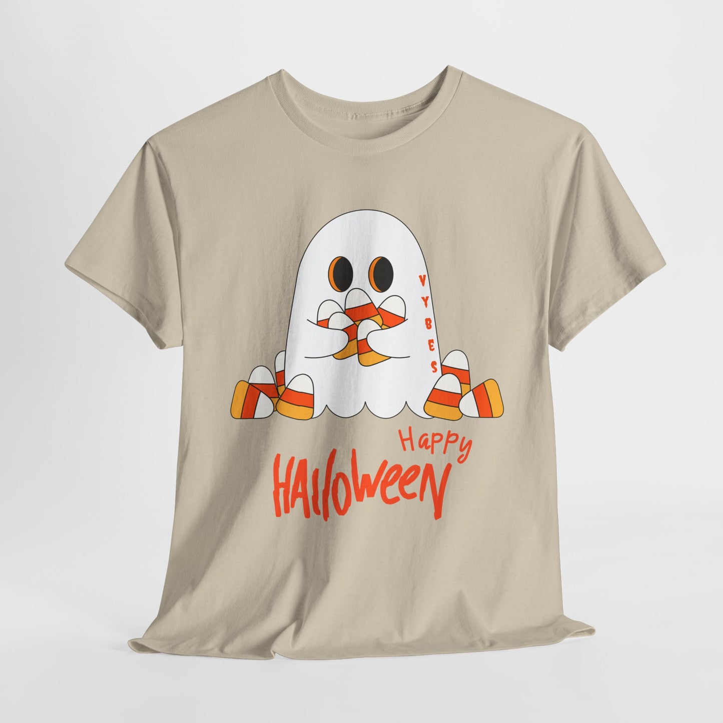 Candy Corn Ghost Vybes Tshirt
