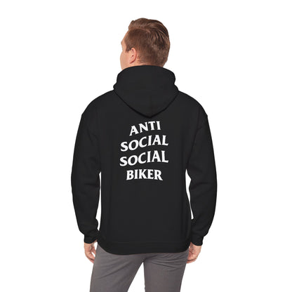 Anti Social Social Biker Hoodie