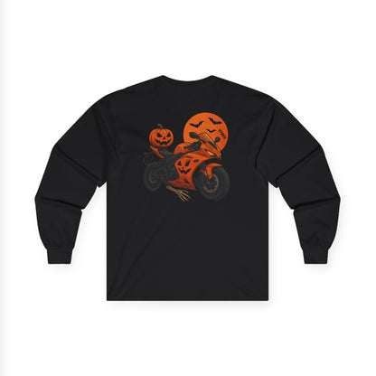 Halloween Motorcycle Long Sleeve Tee