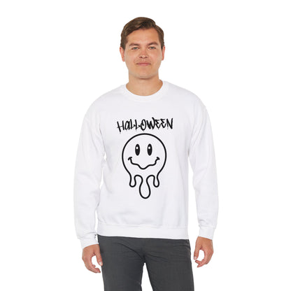 Halloween Melting Smiley Vybes Sweater