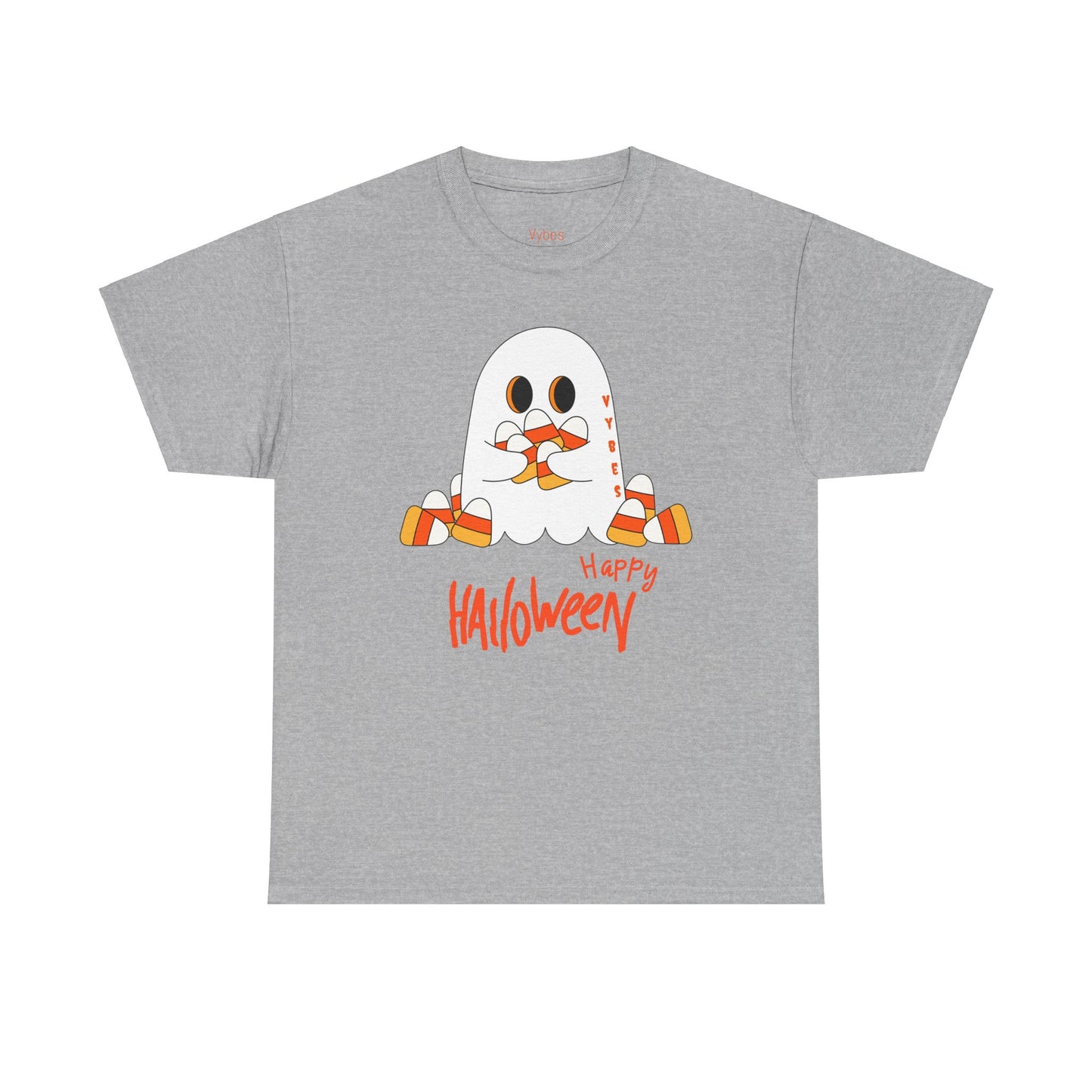 Candy Corn Ghost Vybes Tshirt