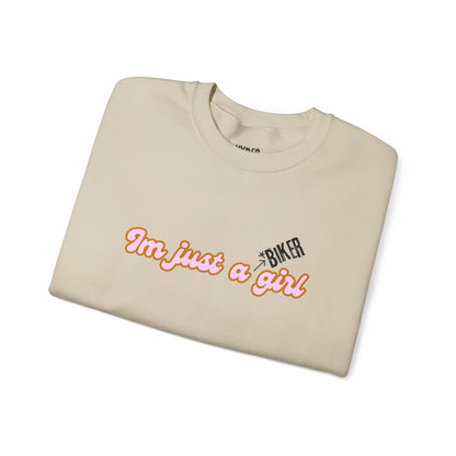 I'm Just a Girl Crewneck Sweatshirt