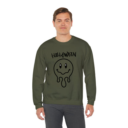 Halloween Melting Smiley Vybes Sweater