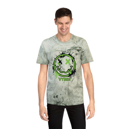 Tie-Dye Drip Smiley VYBES T-Shirt