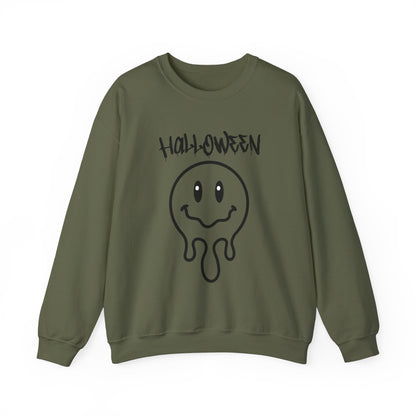 Halloween Melting Smiley Vybes Sweater