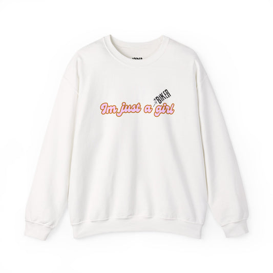 I'm Just a Girl Crewneck Sweatshirt