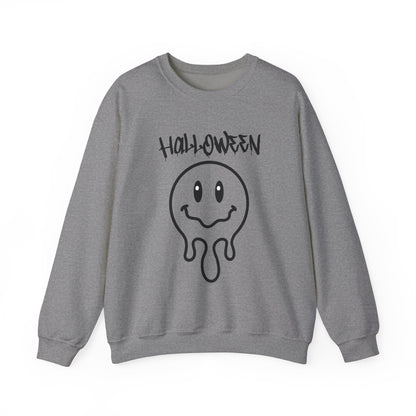 Halloween Melting Smiley Vybes Sweater