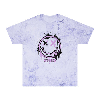 Tie-Dye Drip Smiley VYBES T-Shirt