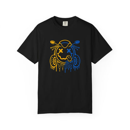 Smiley Motorbike Drip T-Shirt