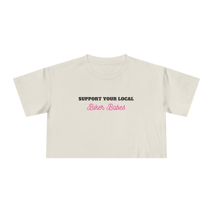 Local Biker Babes Vybes Crop Top