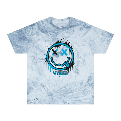 Tie-Dye Drip Smiley VYBES T-Shirt