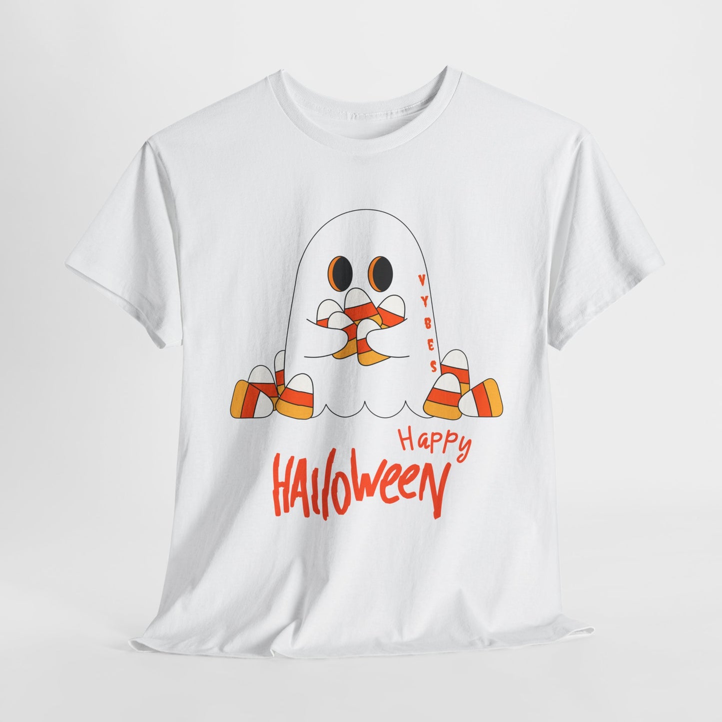 Candy Corn Ghost Vybes Tshirt