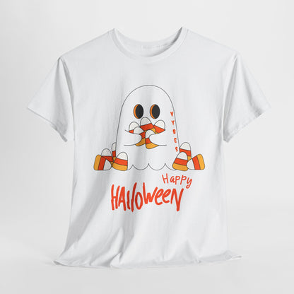 Candy Corn Ghost Vybes Tshirt