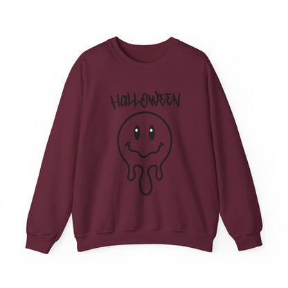 Halloween Melting Smiley Vybes Sweater
