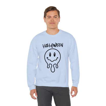 Halloween Melting Smiley Vybes Sweater