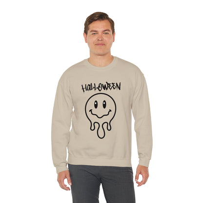 Halloween Melting Smiley Vybes Sweater