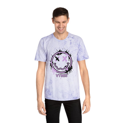 Tie-Dye Drip Smiley VYBES T-Shirt