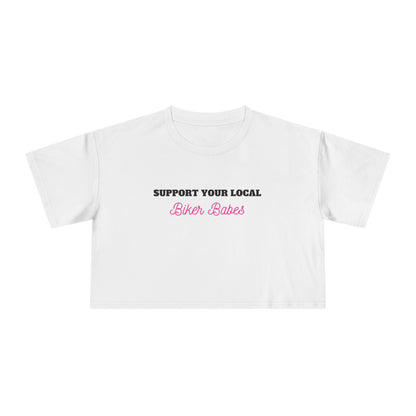 Local Biker Babes Vybes Crop Top
