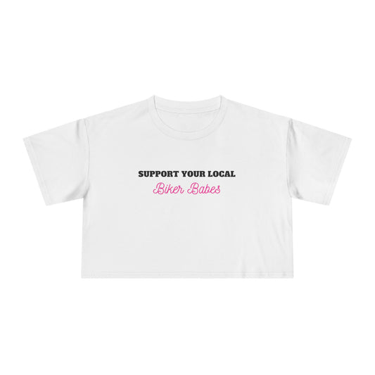 Local Biker Babes Vybes Crop Top