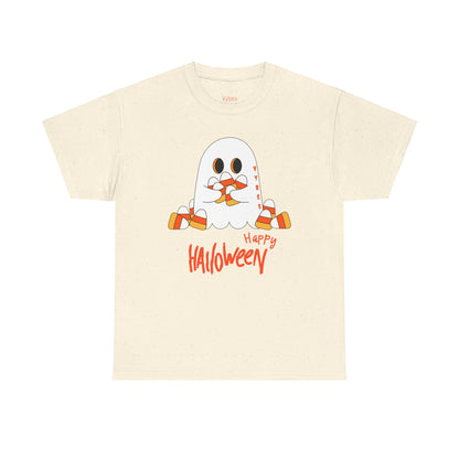 Candy Corn Ghost Vybes Tshirt