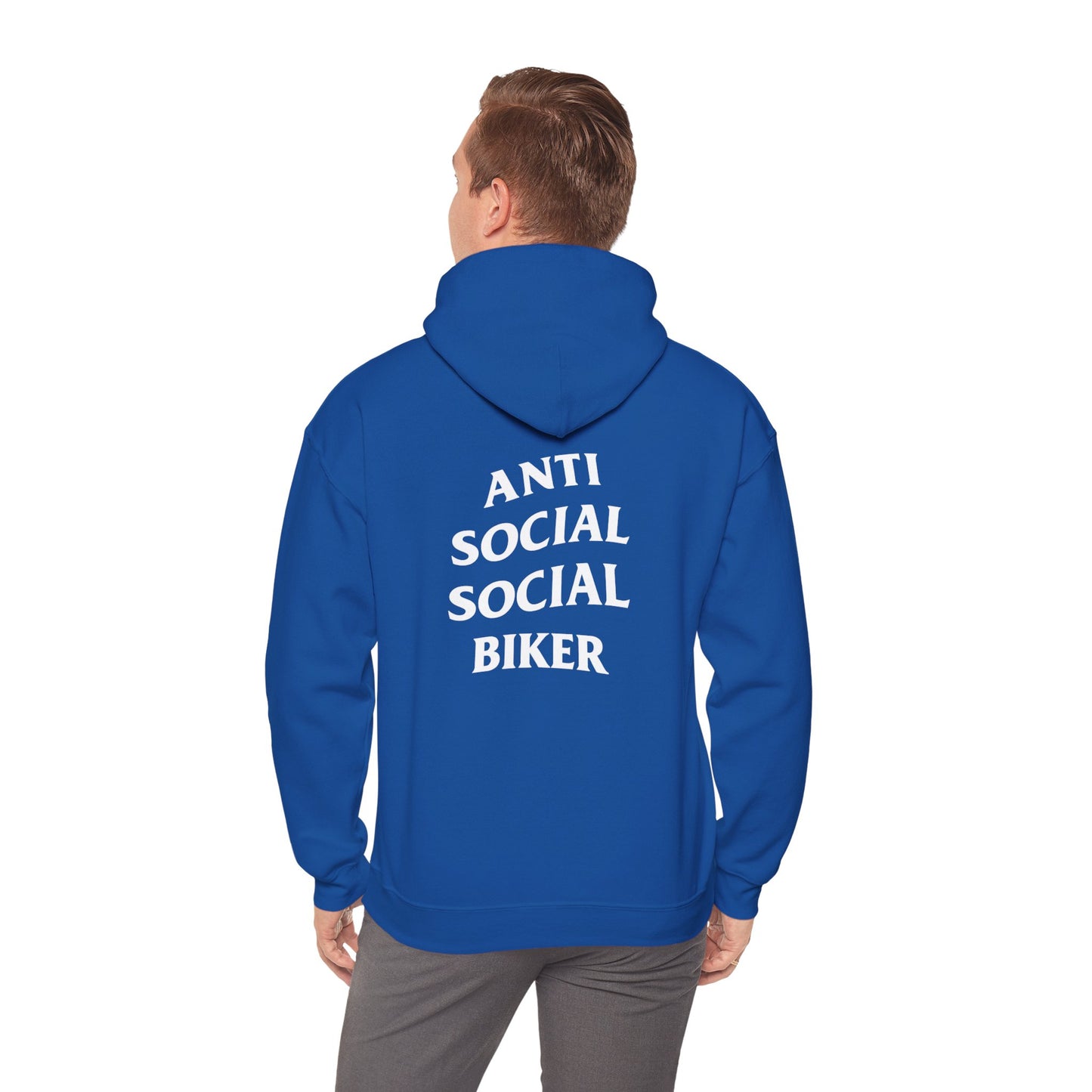 Anti Social Social Biker Hoodie