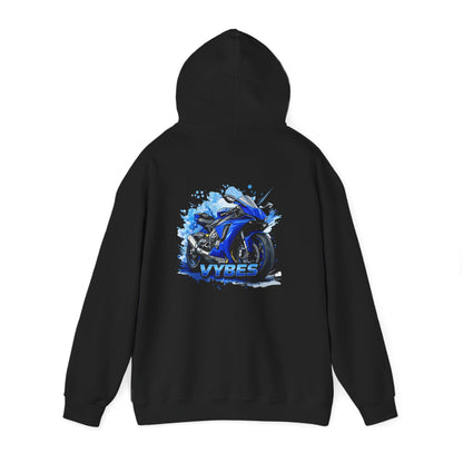 Blue Sportbike Hoodie
