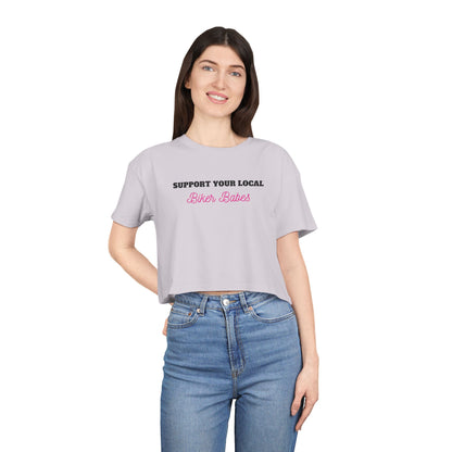 Local Biker Babes Vybes Crop Top